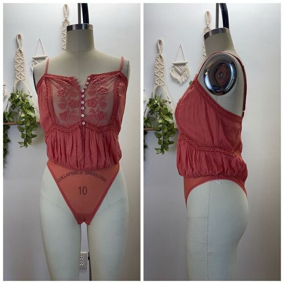 Free People Tops - Free People Lace Bodysuit